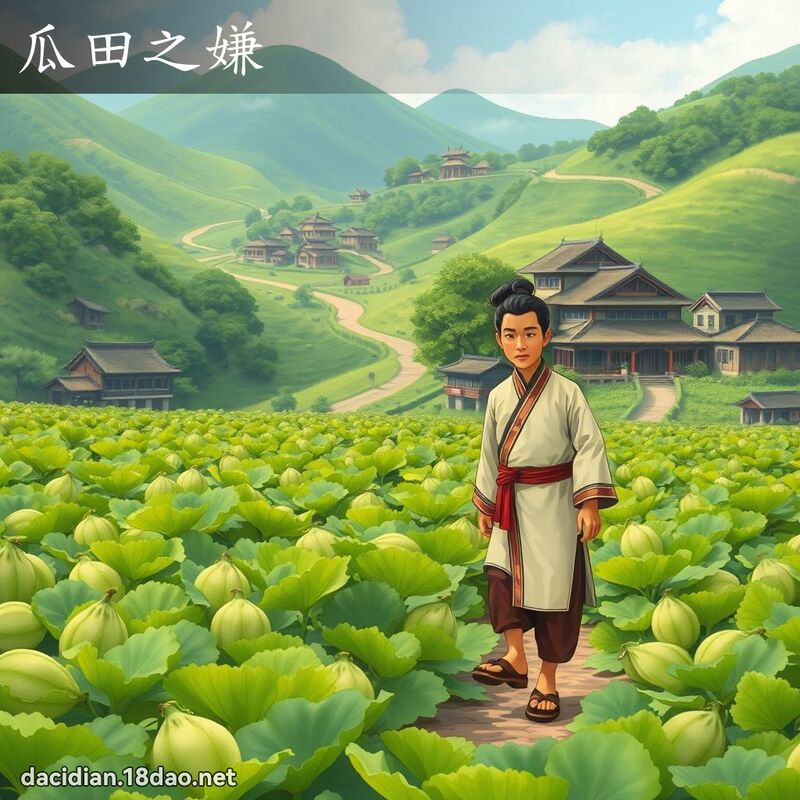 瓜田之嫌 - 國語大辭典配圖