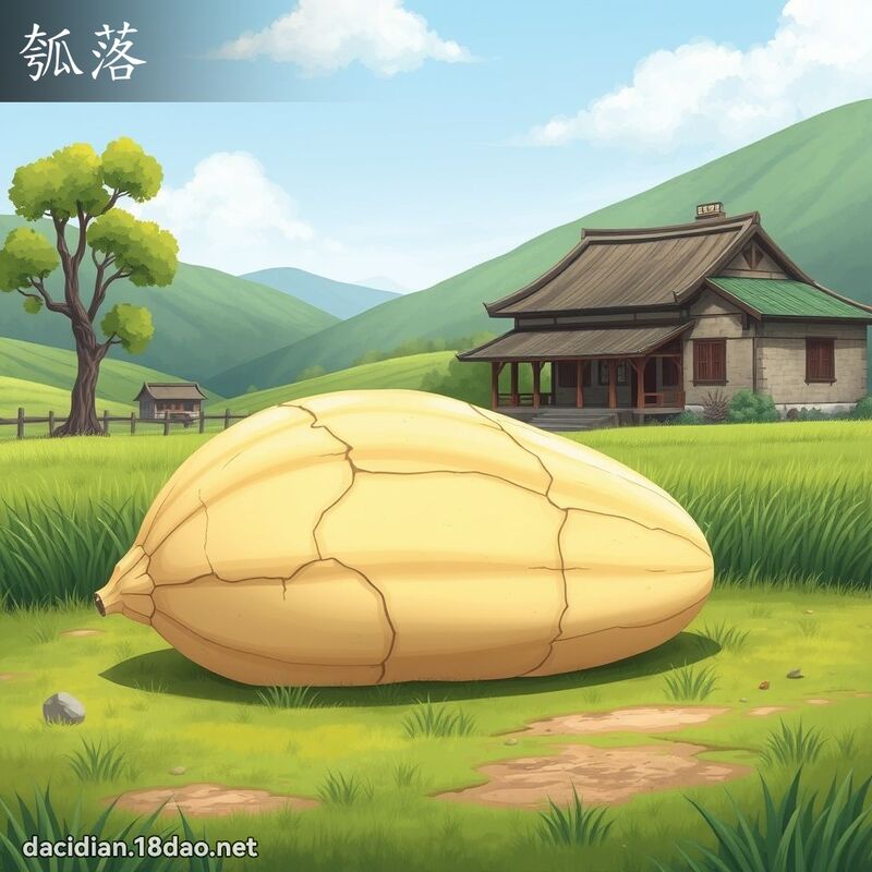 瓠落 - 國語大辭典配圖