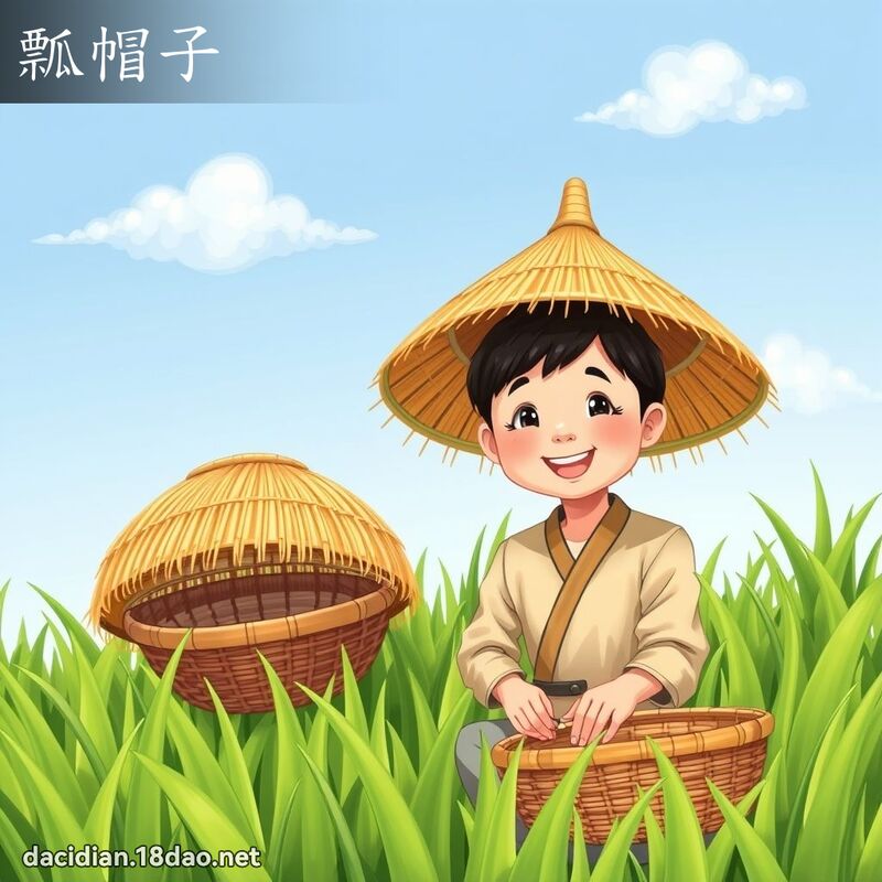 瓢帽子 - 国语大辞典配图