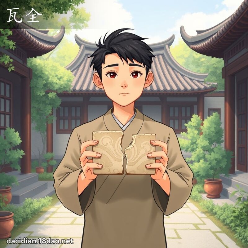 瓦全 - 國語大辭典配圖