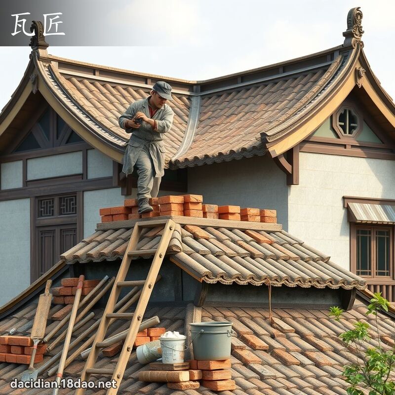 瓦匠 - 国语大辞典配图