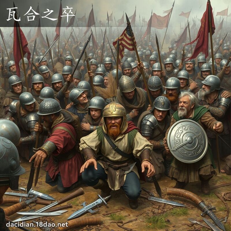 瓦合之卒 - 國語大辭典配圖