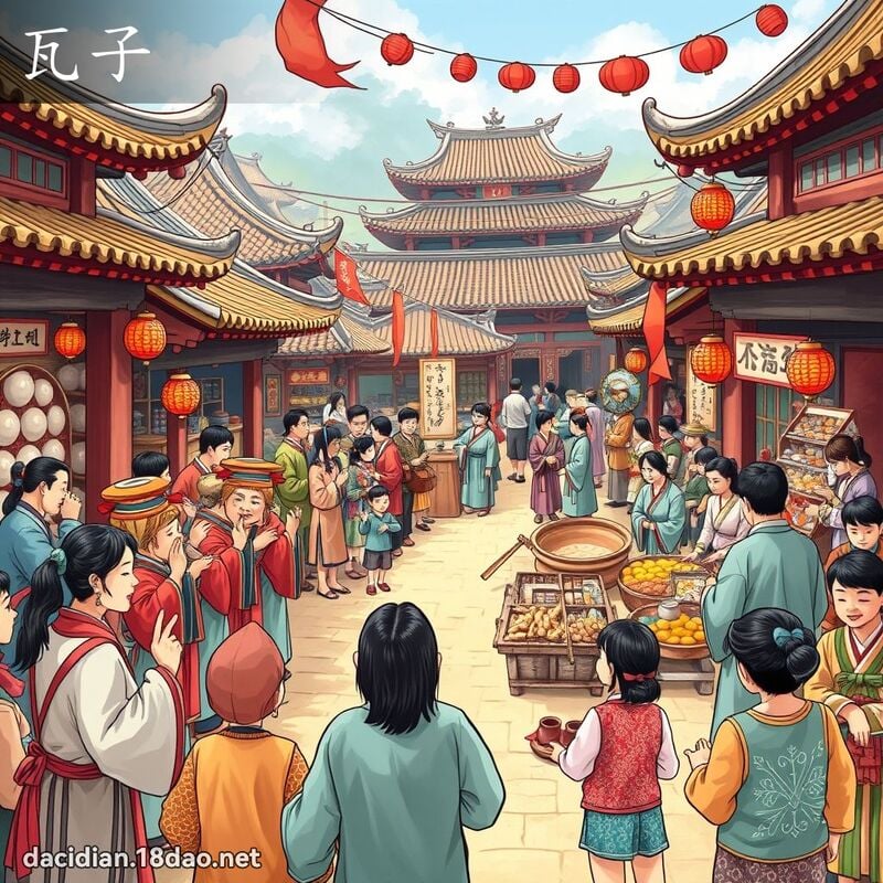 瓦子 - 國語大辭典配圖