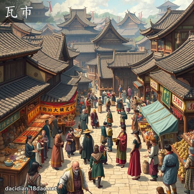 瓦市 - 国语大辞典配图