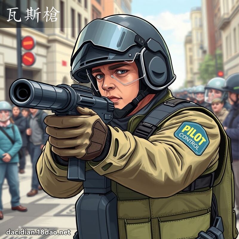 瓦斯枪 - 国语大辞典配图