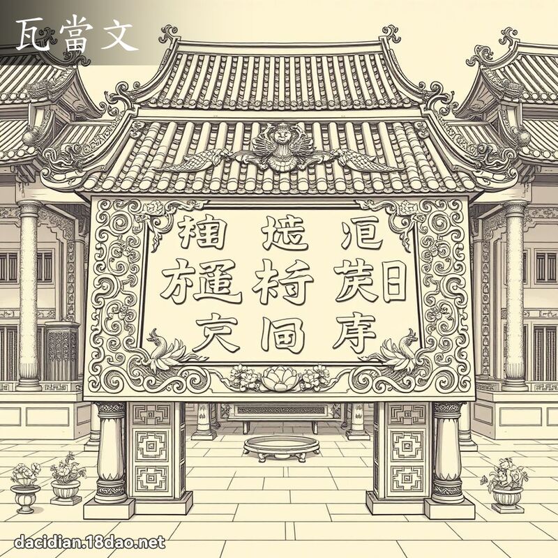 瓦当文 - 国语大辞典配图
