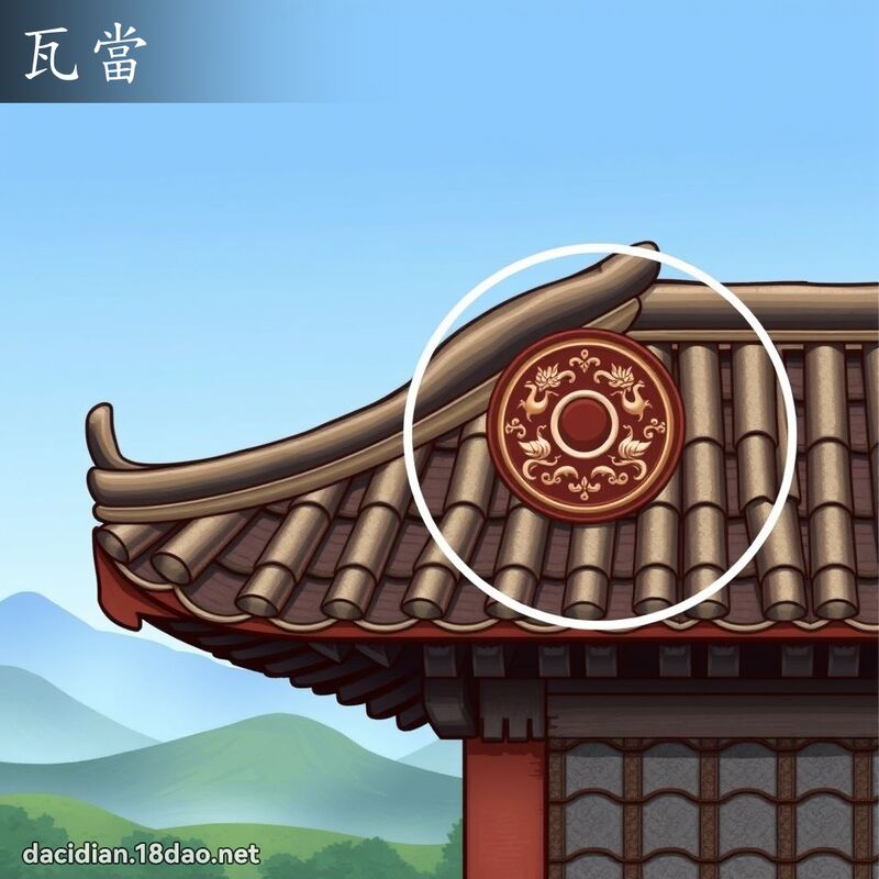 瓦当 - 国语大辞典配图