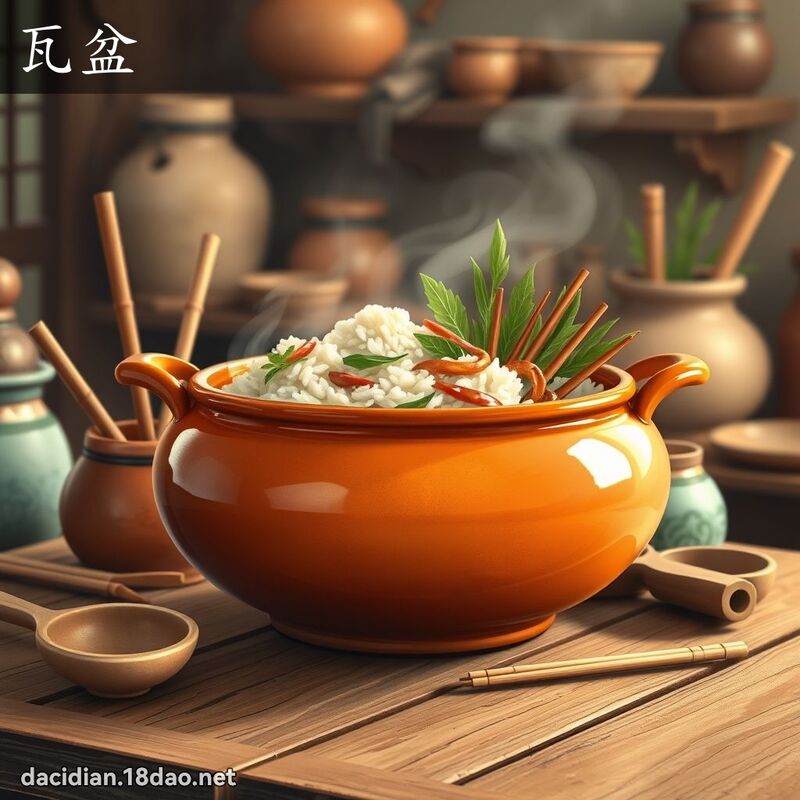 瓦盆 - 国语大辞典配图