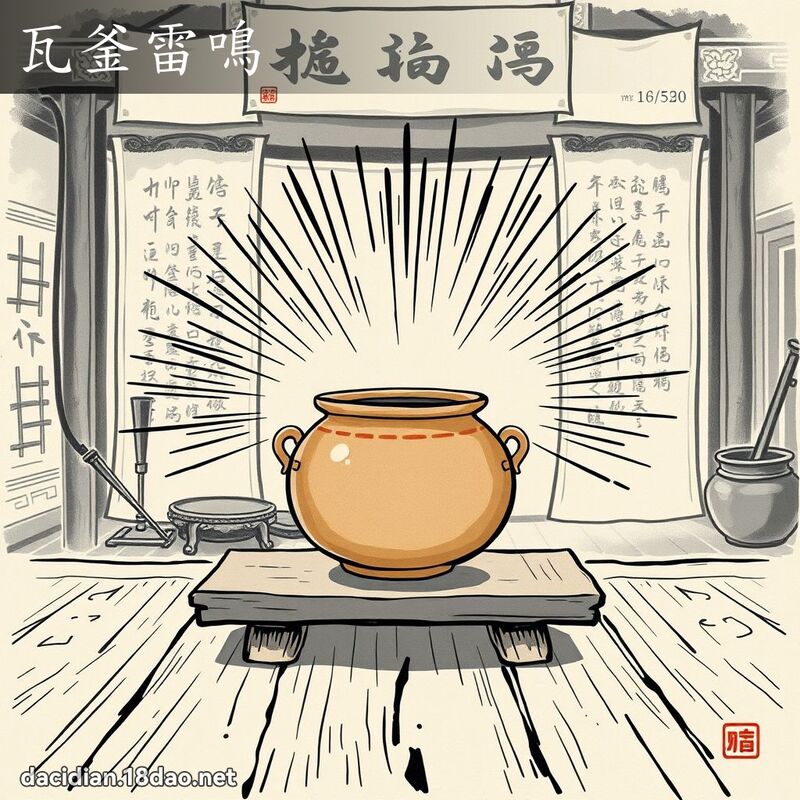 瓦釜雷鳴 - 國語大辭典配圖