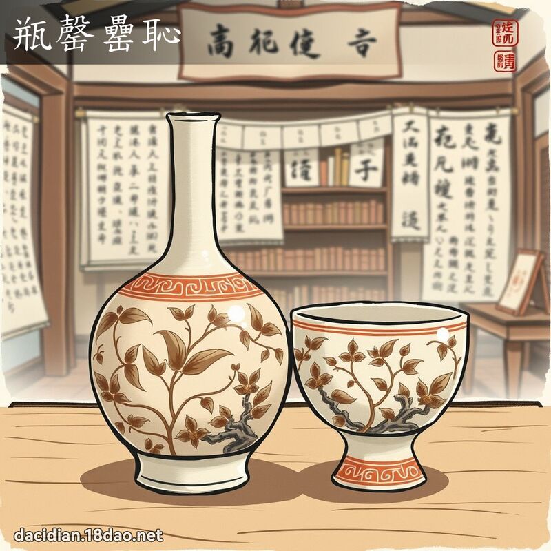 瓶罄罍恥 - 國語大辭典配圖