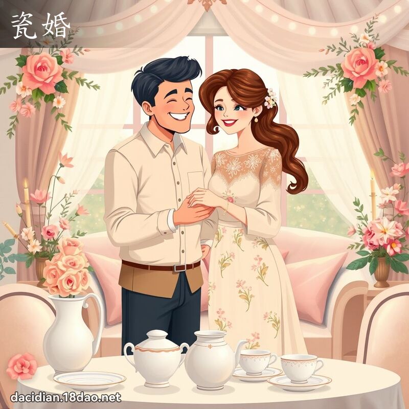 瓷婚 - 国语大辞典配图