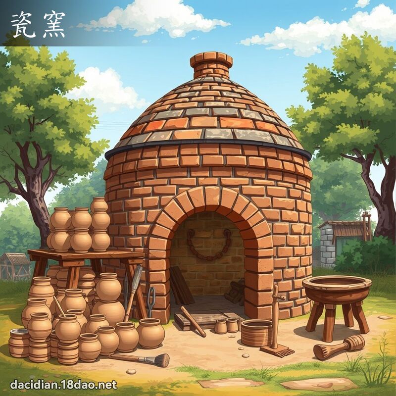 瓷窑 - 国语大辞典配图