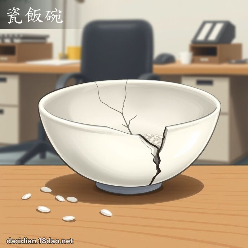 瓷饭碗 - 国语大辞典配图