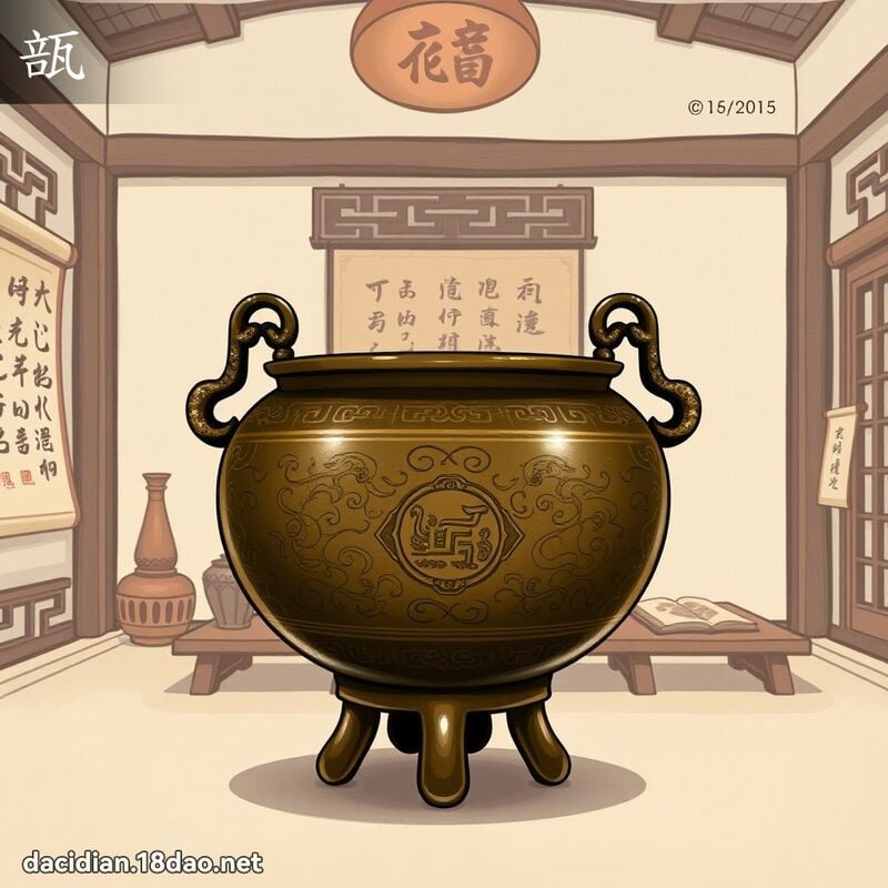 瓿 - 國語大辭典配圖