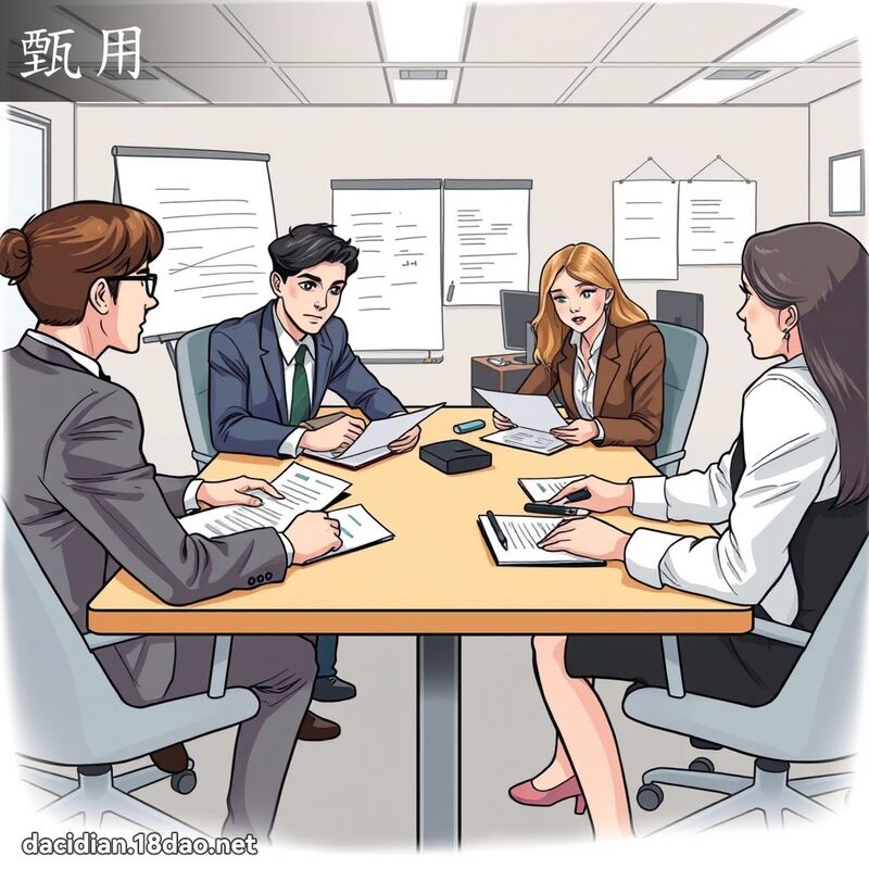 甄用 - 國語大辭典配圖