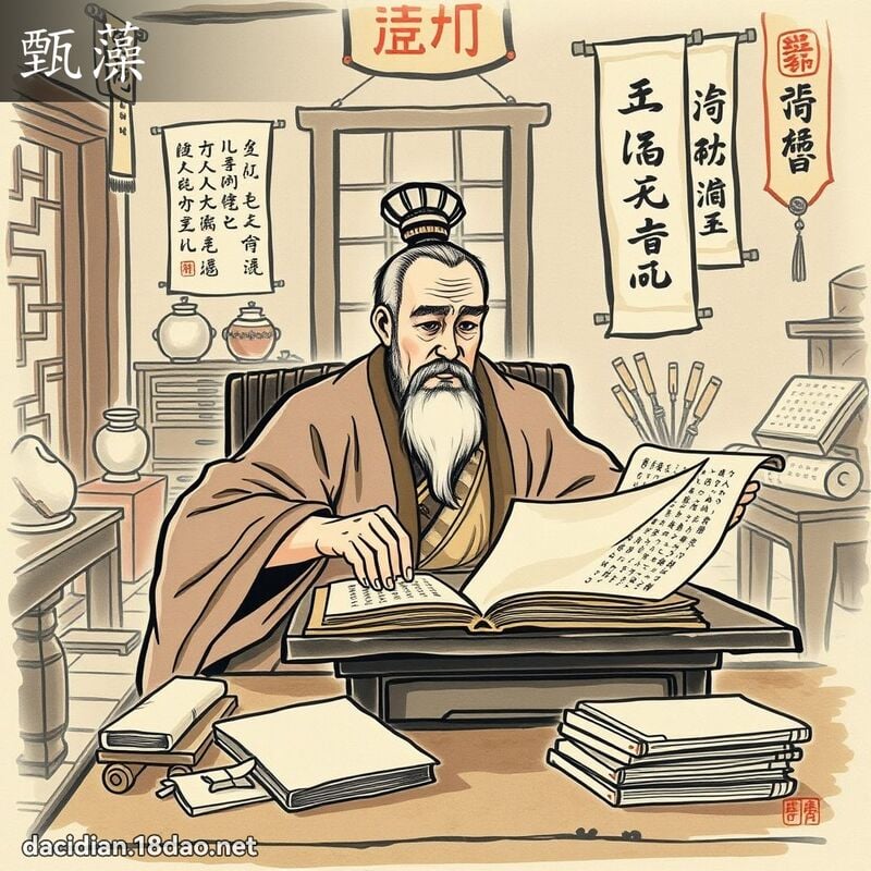 甄藻 - 國語大辭典配圖