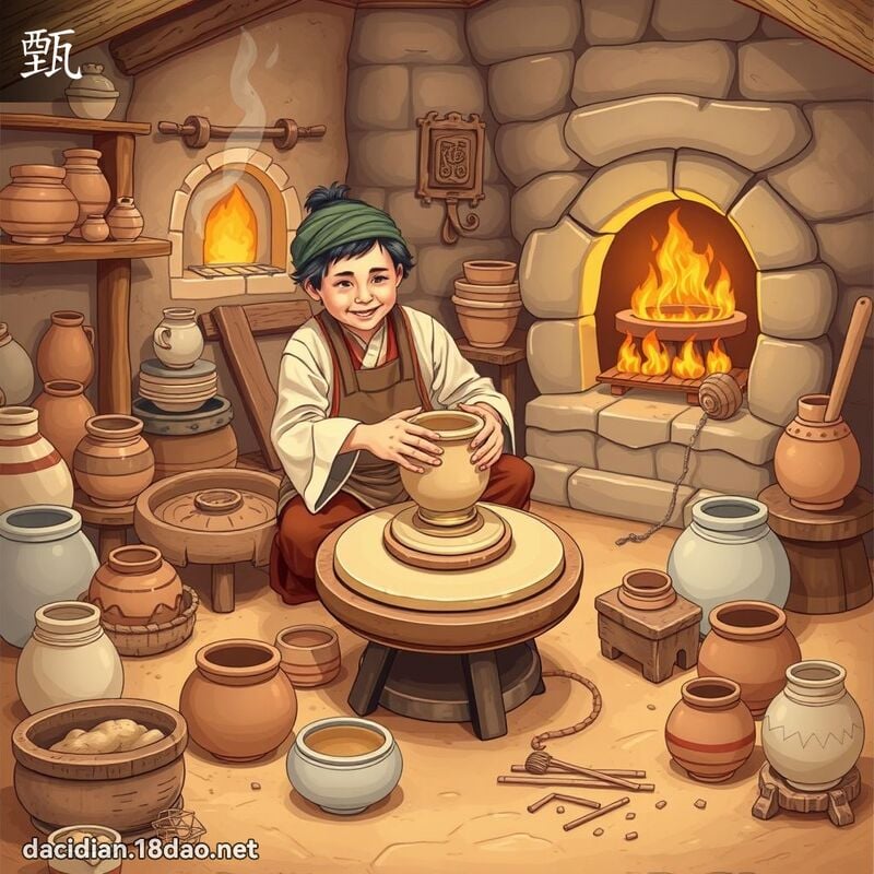 甄 - 國語大辭典配圖
