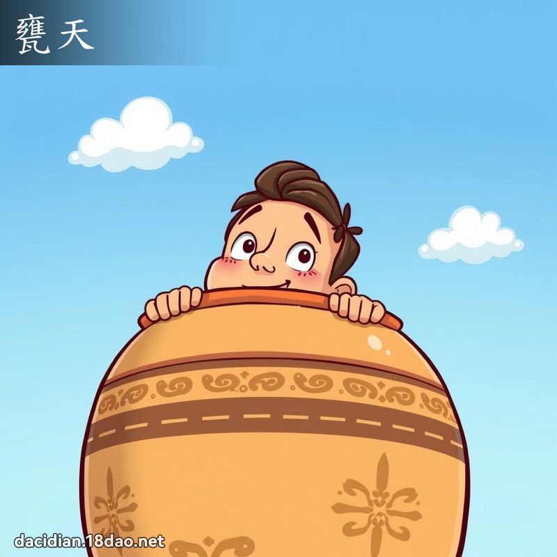 甕天 - 國語大辭典配圖