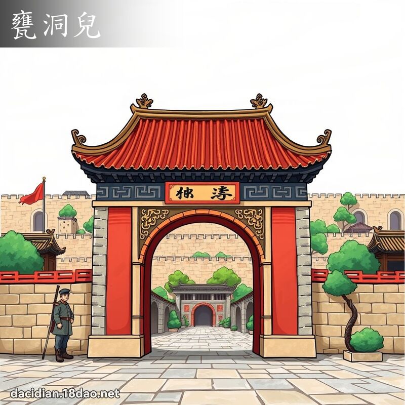 瓮洞儿 - 国语大辞典配图