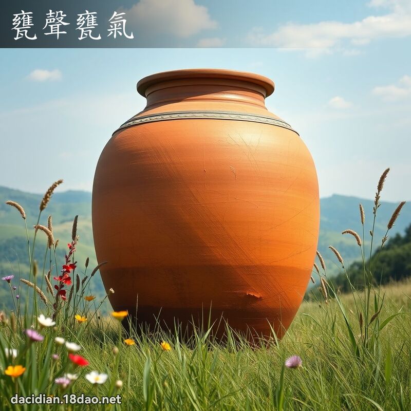 甕聲甕氣 - 國語大辭典配圖