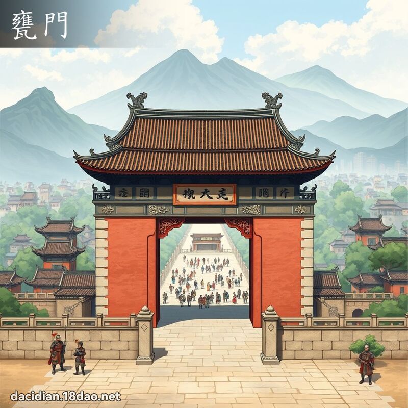 甕門 - 國語大辭典配圖