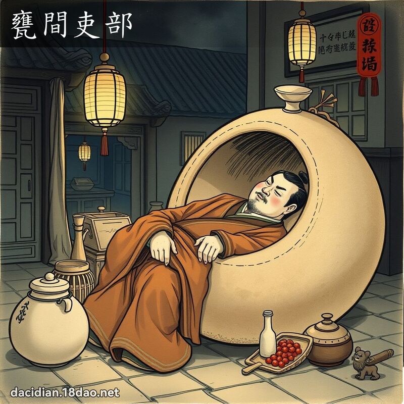 甕間吏部 - 國語大辭典配圖