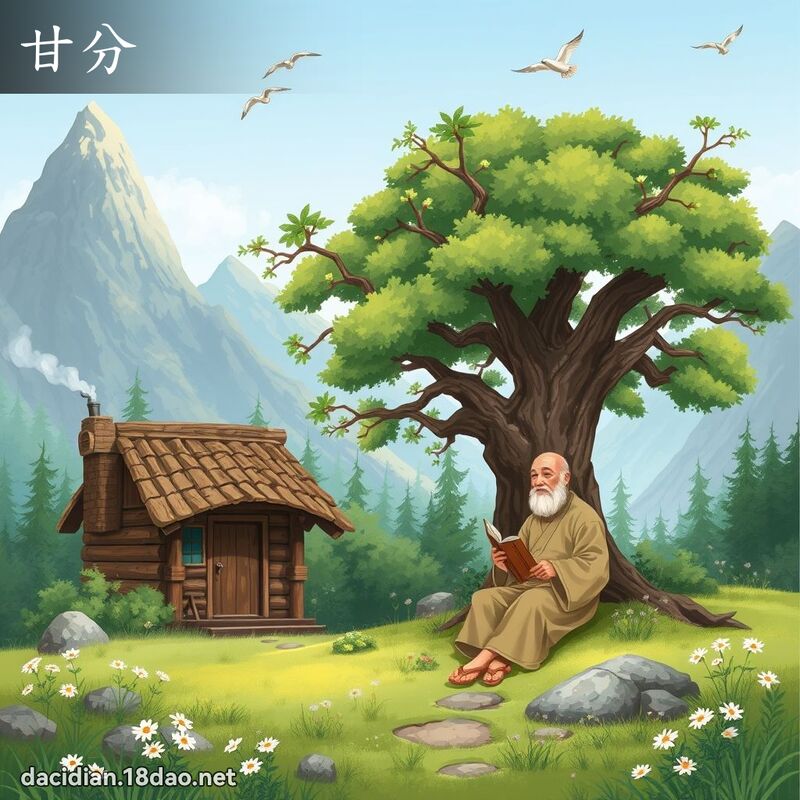 甘分 - 国语大辞典配图
