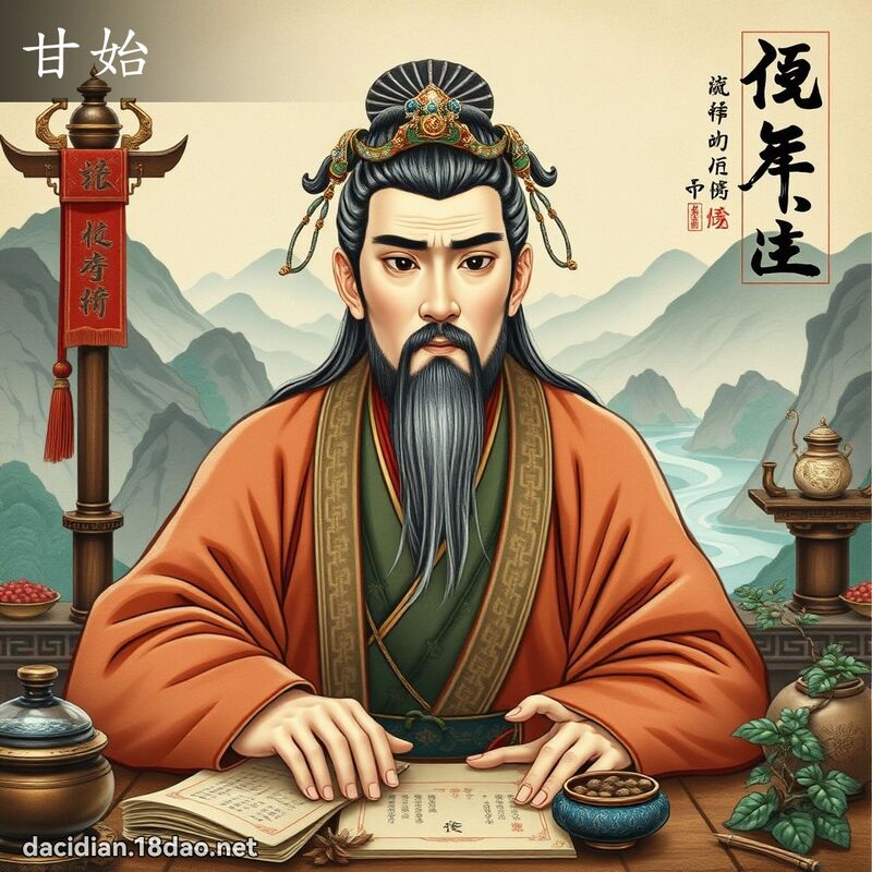 甘始 - 國語大辭典配圖