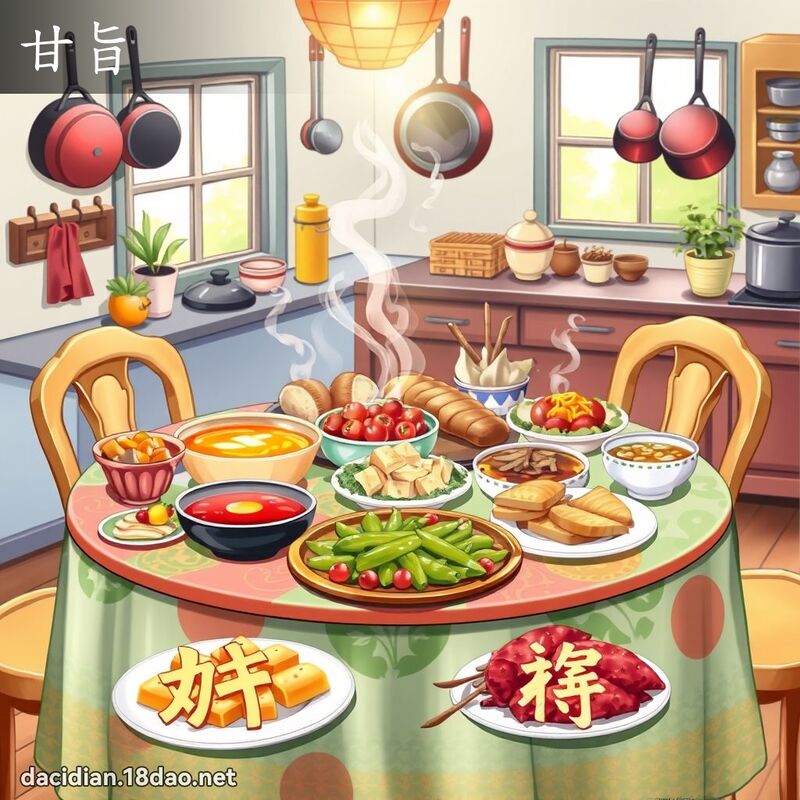 甘旨 - 國語大辭典配圖