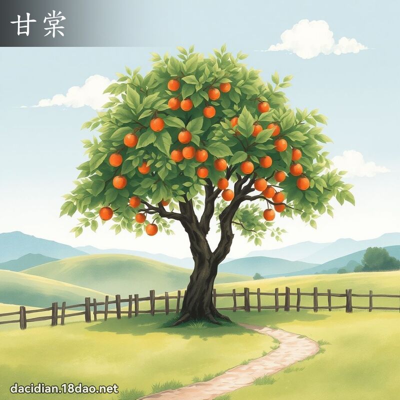 甘棠 - 國語大辭典配圖
