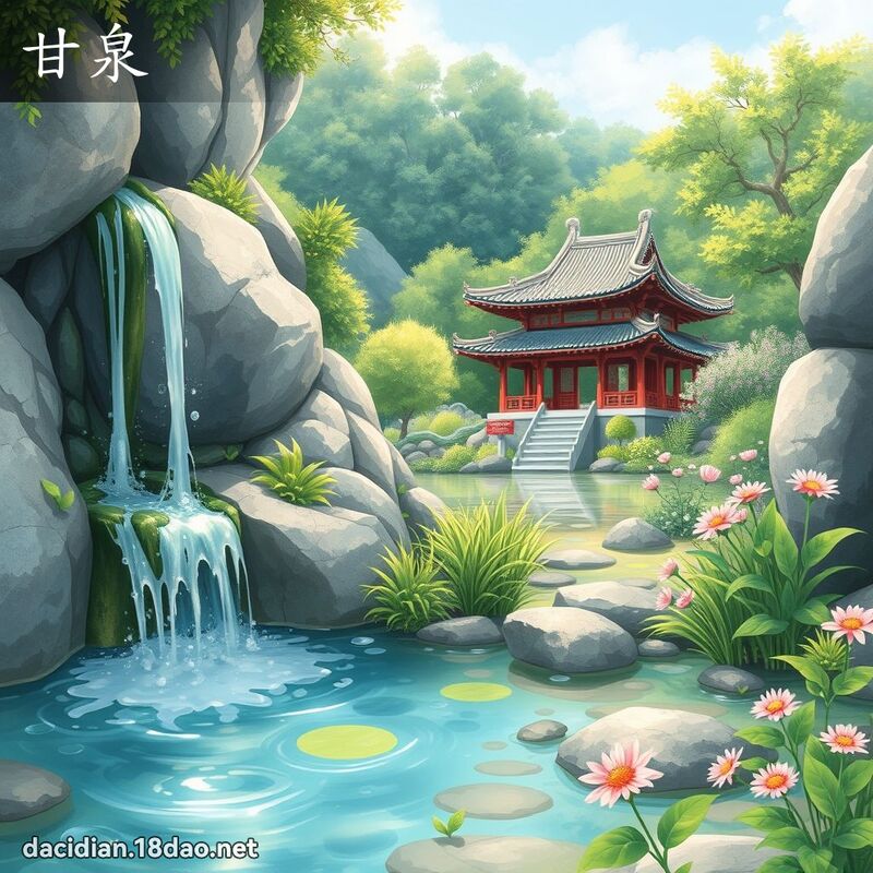 甘泉 - 國語大辭典配圖