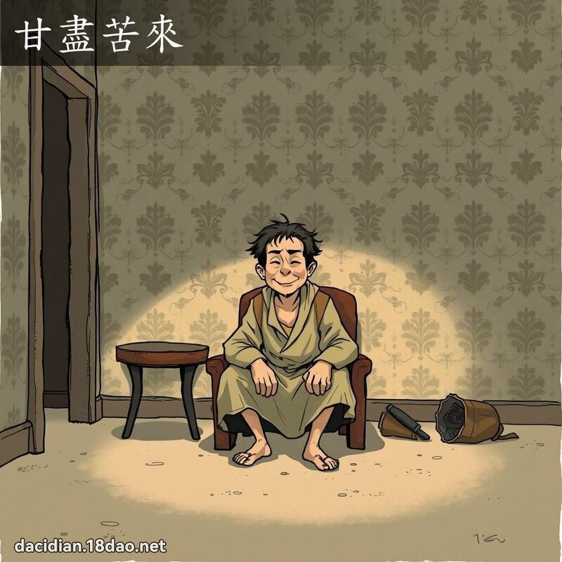 甘盡苦來 - 國語大辭典配圖