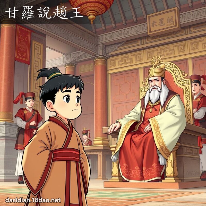 甘罗说赵王 - 国语大辞典配图