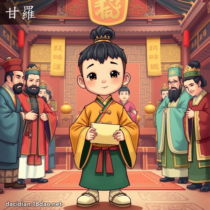 甘羅 - 國語大辭典配圖
