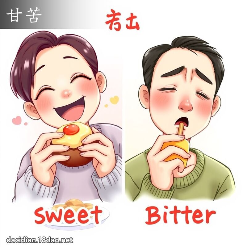 甘苦 - 國語大辭典配圖