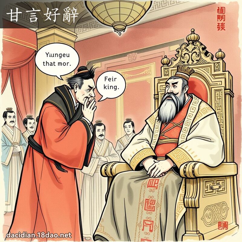 甘言好辭 - 國語大辭典配圖