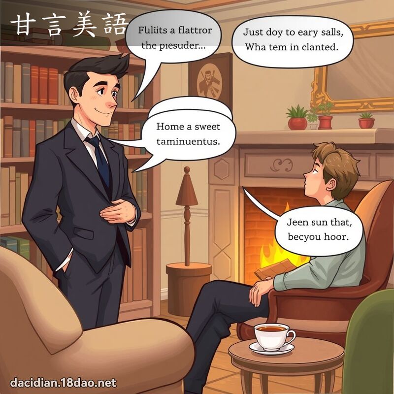 甘言美語 - 國語大辭典配圖