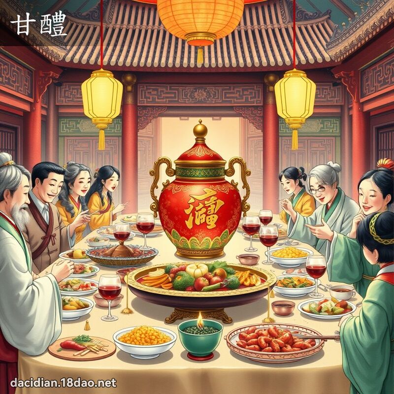甘醴 - 國語大辭典配圖