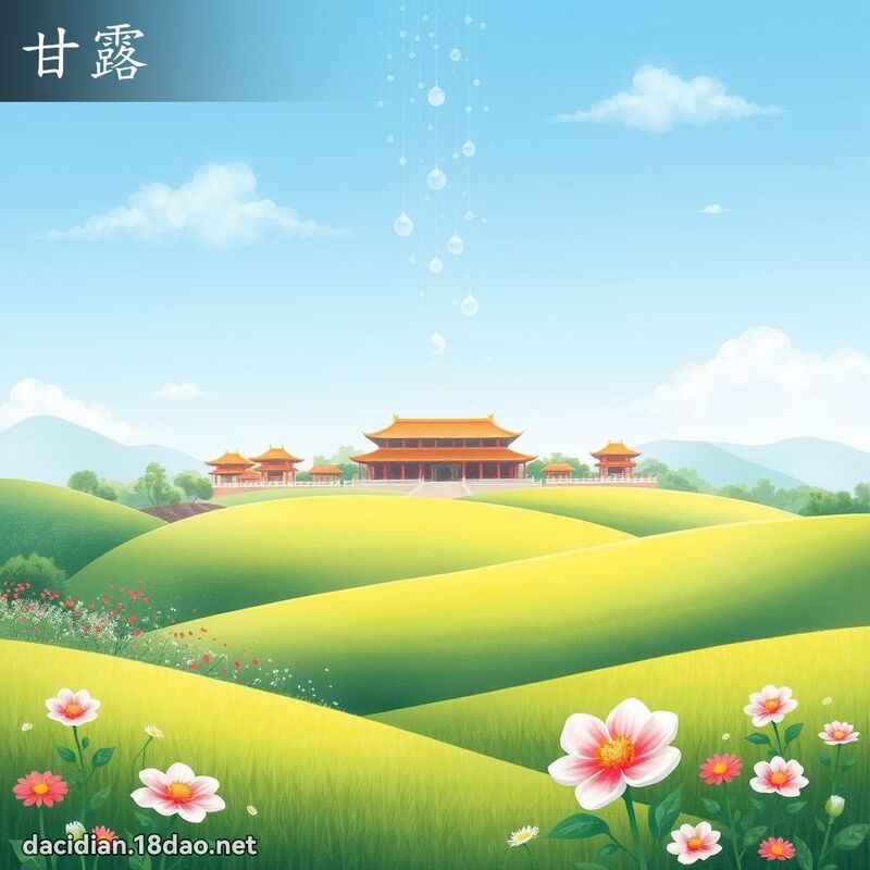 甘露 - 國語大辭典配圖