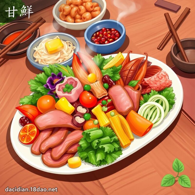 甘鮮 - 國語大辭典配圖