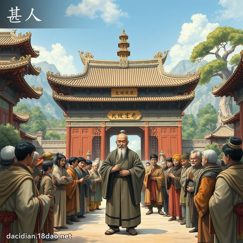 甚人 - 國語大辭典配圖