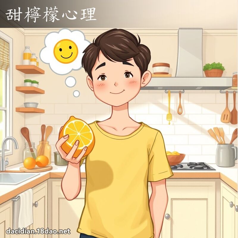 甜檸檬心理 - 國語大辭典配圖