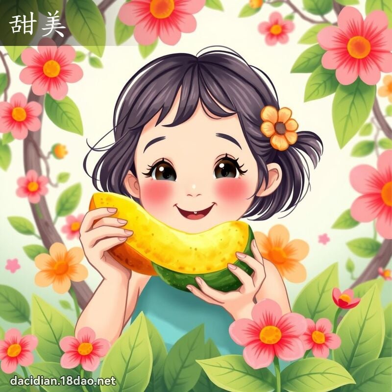甜美 - 国语大辞典配图