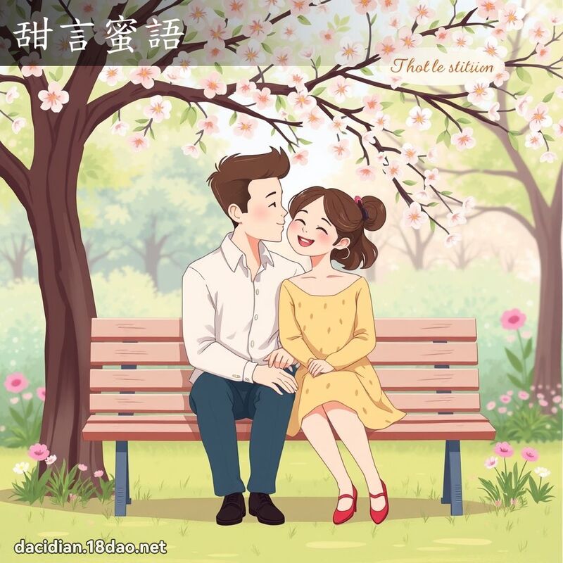 甜言蜜語 - 國語大辭典配圖