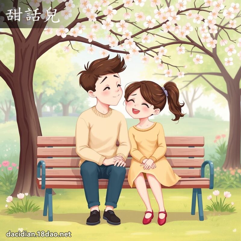 甜話兒 - 國語大辭典配圖