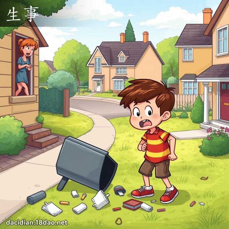 生事 - 國語大辭典配圖