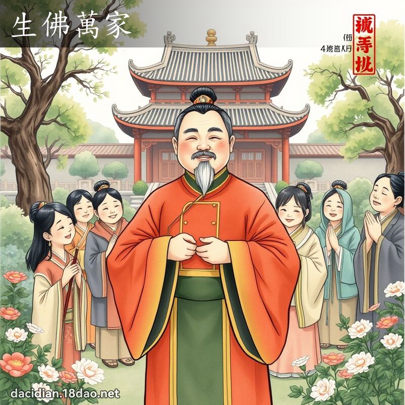 生佛万家 - 国语大辞典配图