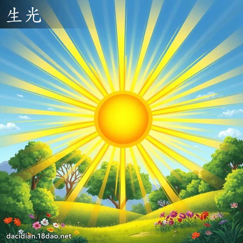 生光 - 國語大辭典配圖