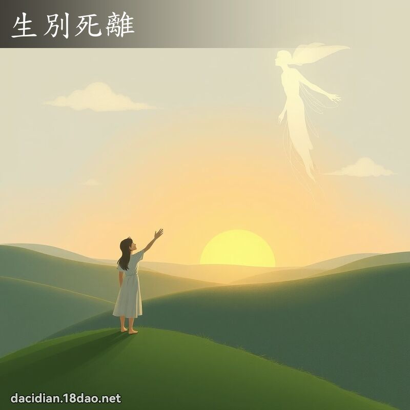 生別死离 - 国语大辞典配图