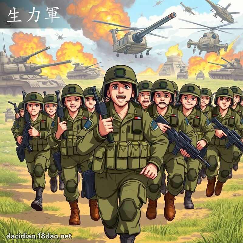 生力軍 - 國語大辭典配圖